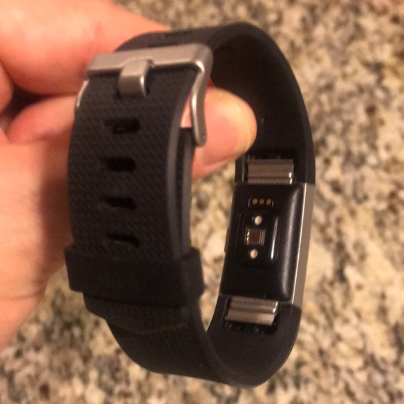 Fitbit Charge 2 Black Band + USB Cradle Charger - Picture 3 of 3